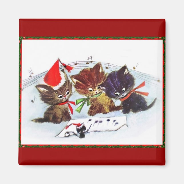 Íman Gatinhos e mouse maestro (Frente)