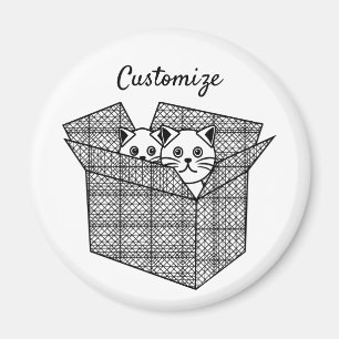 Íman Gatinhos em uma caixa Thunder_Cove