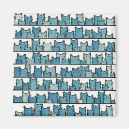 Íman Gatinhos não me fazem um magneto azul