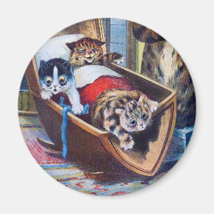 Íman Gatinhos no berço