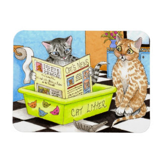 Íman Gato 464 Flexi Magnet engraçado