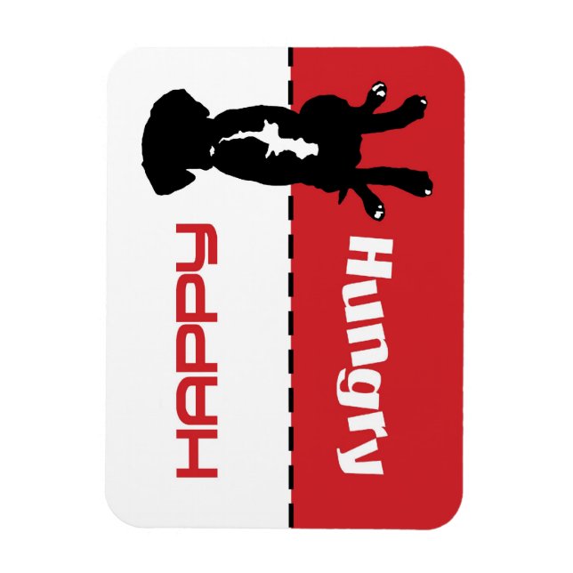 Íman Gato Alimentando o Magnet - Você alimentou o cacho (Vertical)