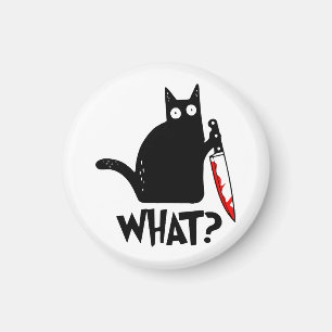Íman Gato Assassino Com Faca