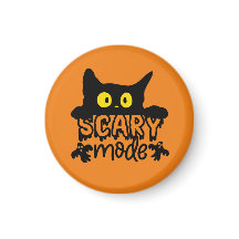 Gato Assustado do Modo Assustador do Halloween