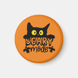 Íman Gato Assustado do Modo Assustador do Halloween