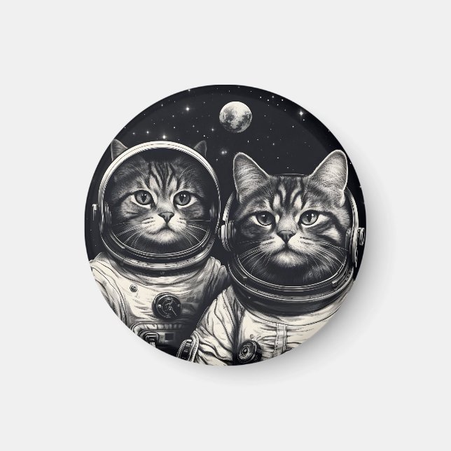 Íman Gato astronauta (Frente)