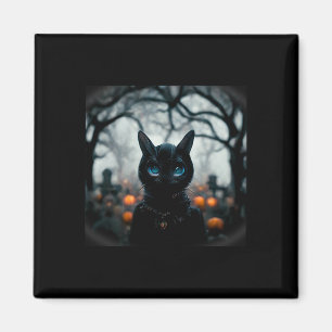 Íman Gato Bonito De Gato Para O Halloween