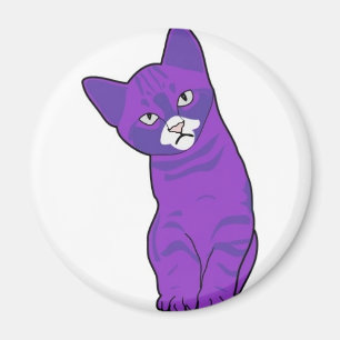 Íman Gato bonito, púrpura