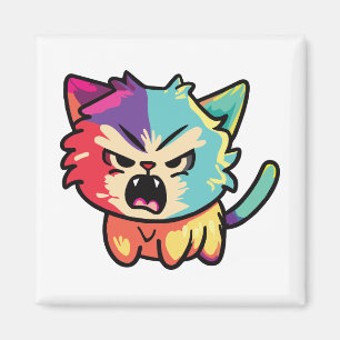 Íman Gato bravo bonito cantando.