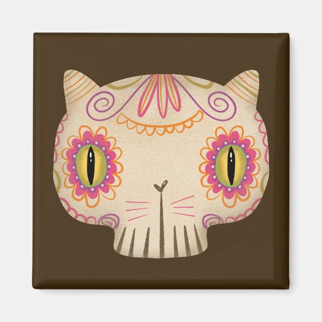 Íman Gato - Catrina - Dia dos Mortos (Frente)