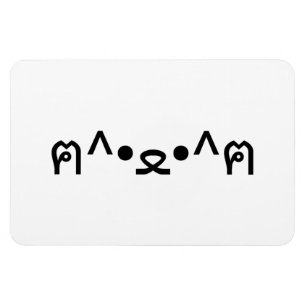 Íman Gato Com Peças Emoticon ฅ^ ・ ・^ฅ Japonês Kaomoji