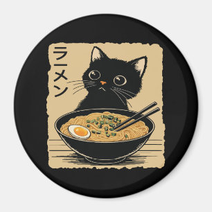 Íman Gato comendo ramen