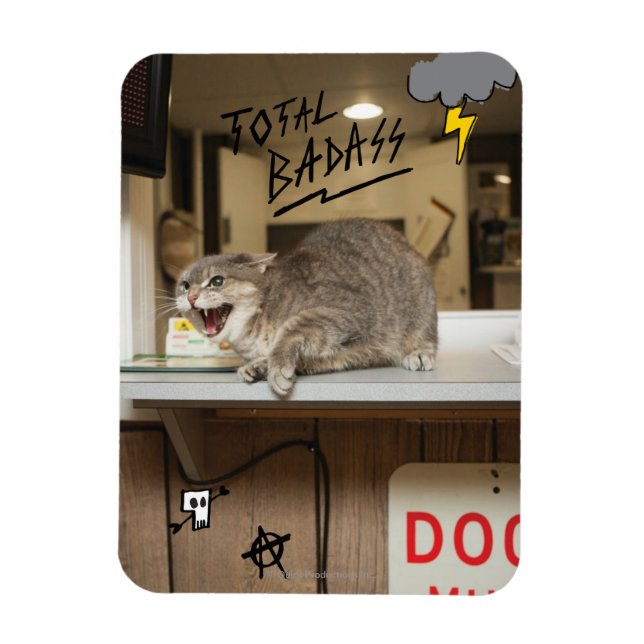 Íman Gato de Badass Total (Vertical)