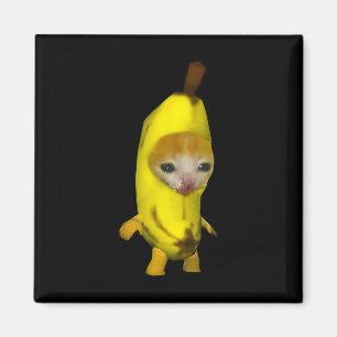 Íman Gato de Banana Feliz Bananacat Meme Kitty Cat Lov
