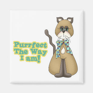 Íman Gato de Conscientização sobre Autismo Perfeito