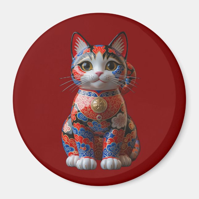 Íman Gato de dinheiro (Frente)