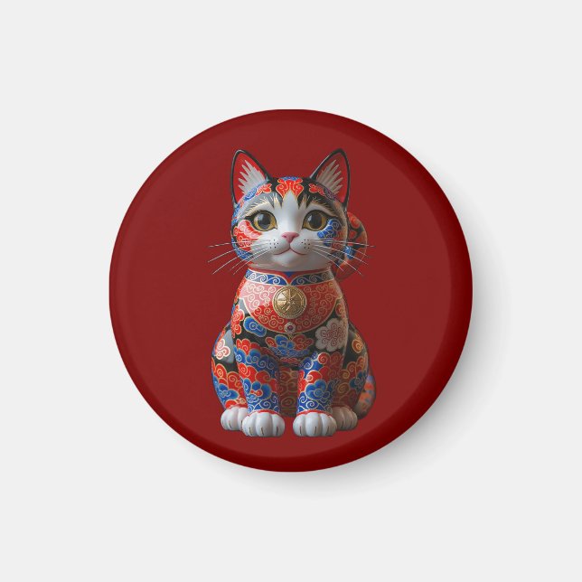 Íman Gato de dinheiro (Frente)