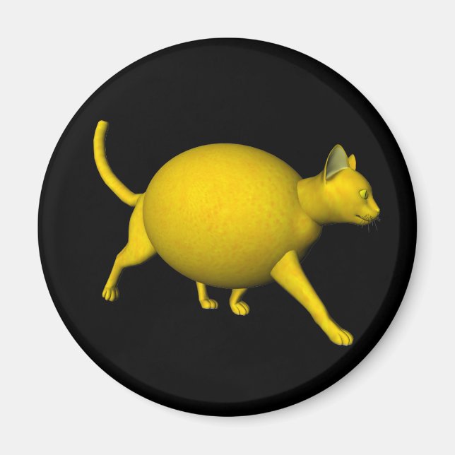 Íman Gato de Limão Doce-Aroma (Frente)