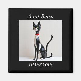 Íman Gato de Meio século de dia de os namorados, editáv