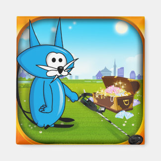 Íman Gato de Moedas Riches Detector de Metal Magnet!