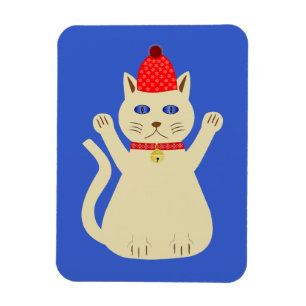 Íman Gato de Natal Fofo