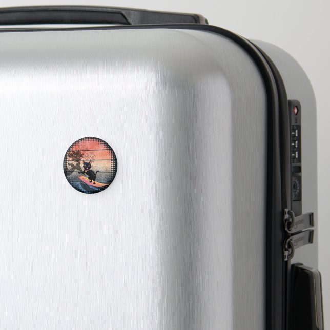Íman Gato de Onda Sunset (In Situ (Luggage))