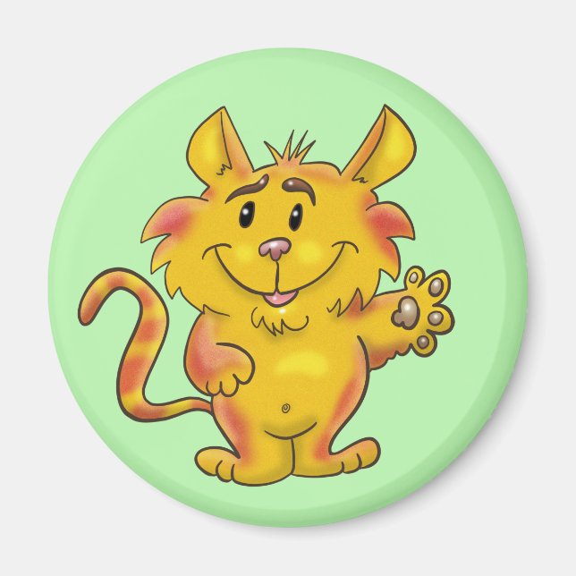 Íman Gato de Tabby Amigo (Frente)