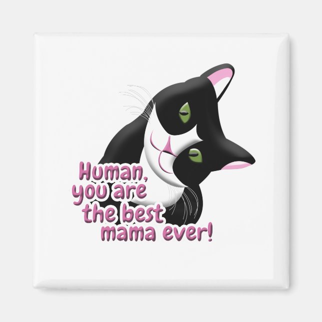 Íman Gato dia de as mães (Frente)