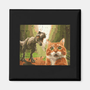 Íman Gato Dinossauro Trex Selfie Meme Engraçado Humor M