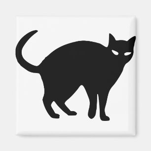 Íman Gato-do-Halloween Pecado-preto-preto-e-peludo-raiv