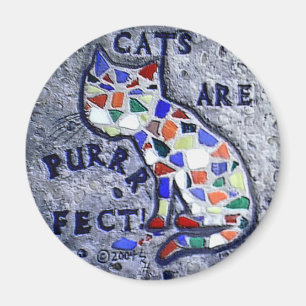 Íman Gato do mosaico