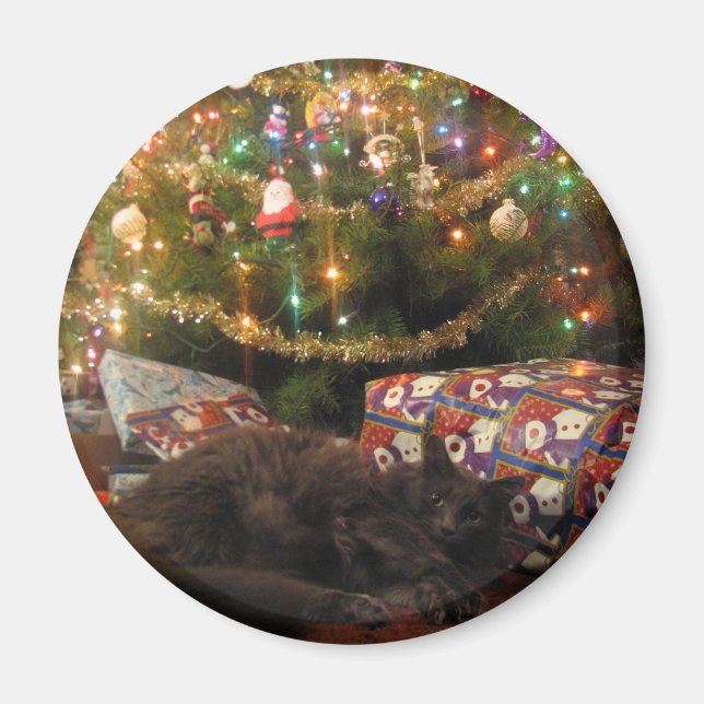 Íman Gato do Natal (Frente)