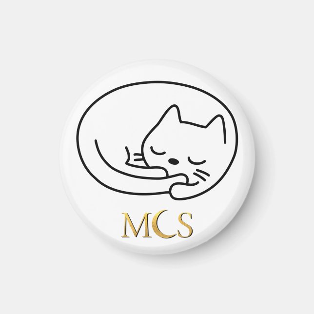 Íman Gato Dormente de Felix Calypso (Frente)