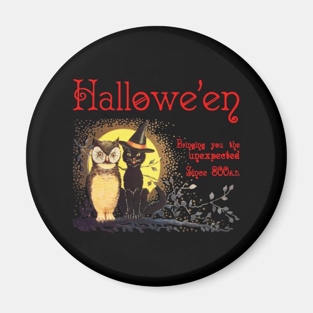 Íman Gato e Coruja (Frente)