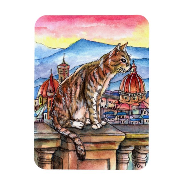 Íman Gato em Florença (Vertical)