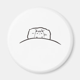 Íman Gato em ímã de cama, imã de gato fofo