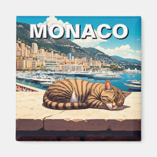 Íman Gato em Mônaco Monte Carlo Europe Viagem