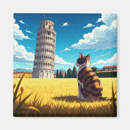 Íman Gato em Pisa Itália