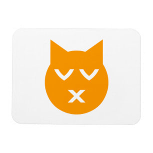 Íman Gato Emoji De Olhos Fechados