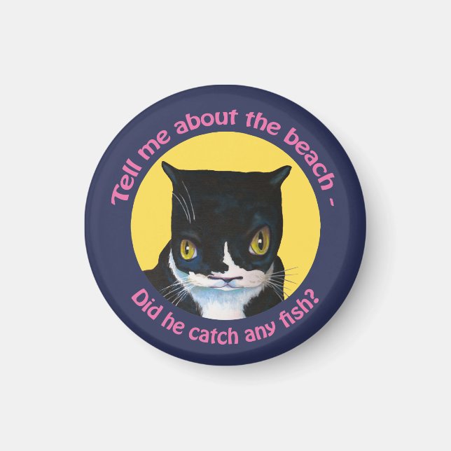 Íman Gato Engraçado (Frente)