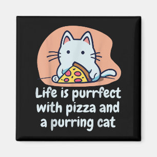 Íman Gato Engraçado Pizza Gatinho Gatinho Gatinho Gato