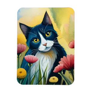 Íman Gato FLoral