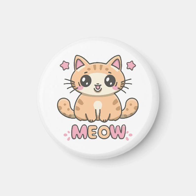 Íman gato fofo mia (Frente)