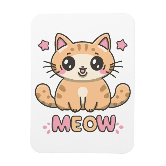 Íman gato fofo mia (Vertical)