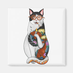 Íman gato fumando