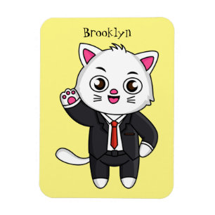 Íman Gato gatinho bonito em desenho animado
