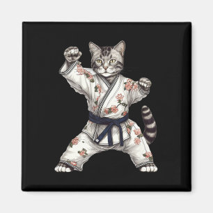 Íman Gato Gatinho Gatito Karatê Taekwondo Kickboxing
