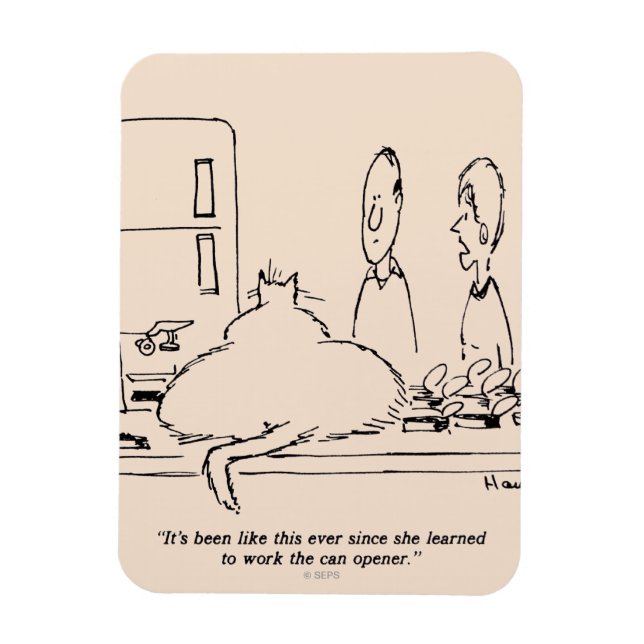 Íman Gato Gordo (Vertical)