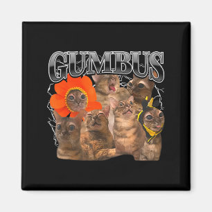 Íman Gato Gumbus Gato Engraçado Gumbus Animal Fofo Gati