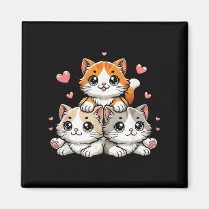 Íman Gato Kawaii Gato Neko Engraçado Gatinho Gato Prese